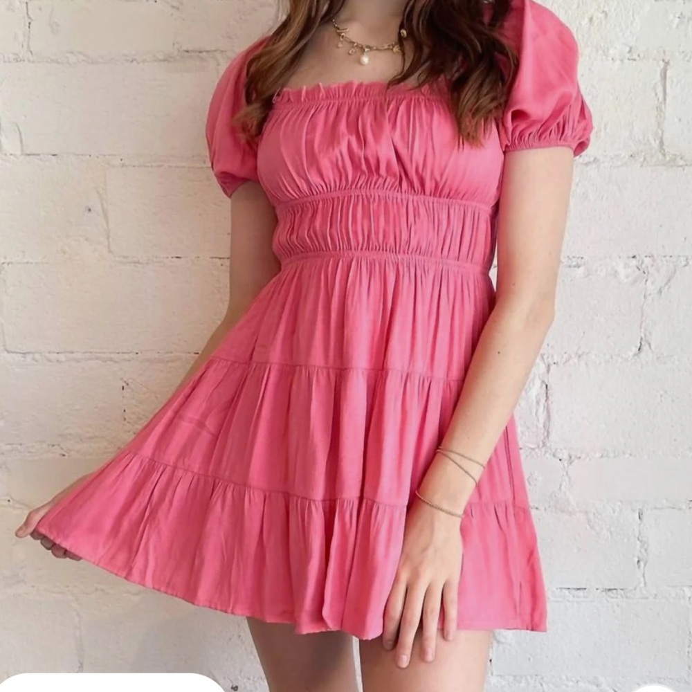 Sky to moon pink dress